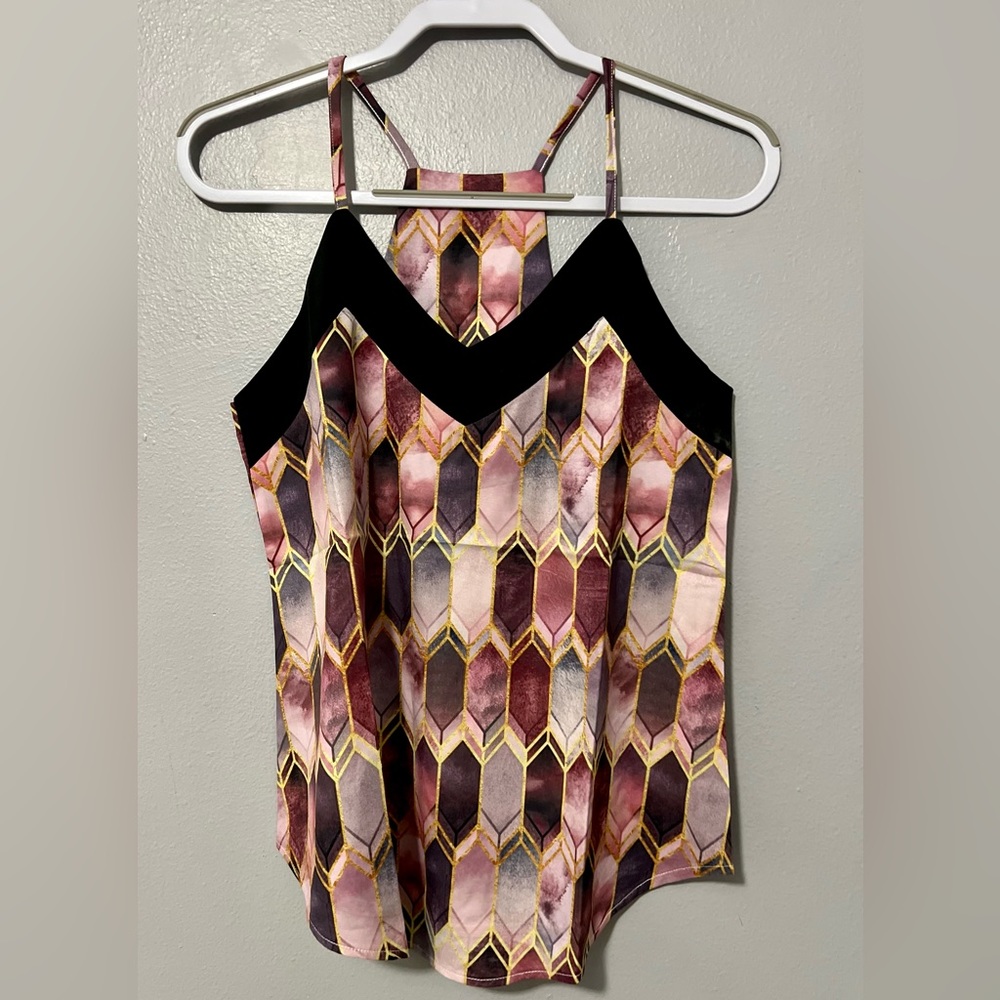 Black/Purple/Gold Tank top.